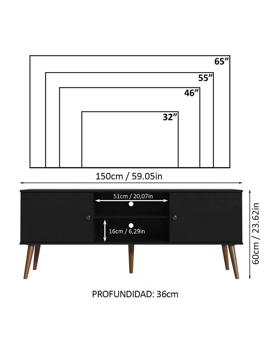 Mueble de tv armable 11
