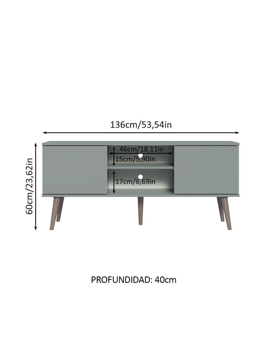Mueble de tv armable de MDP 9