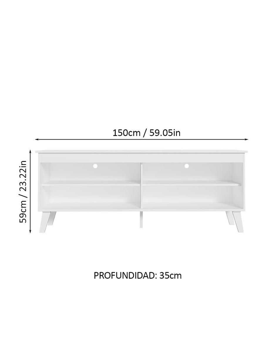 Mueble de tv armable de MDP 11