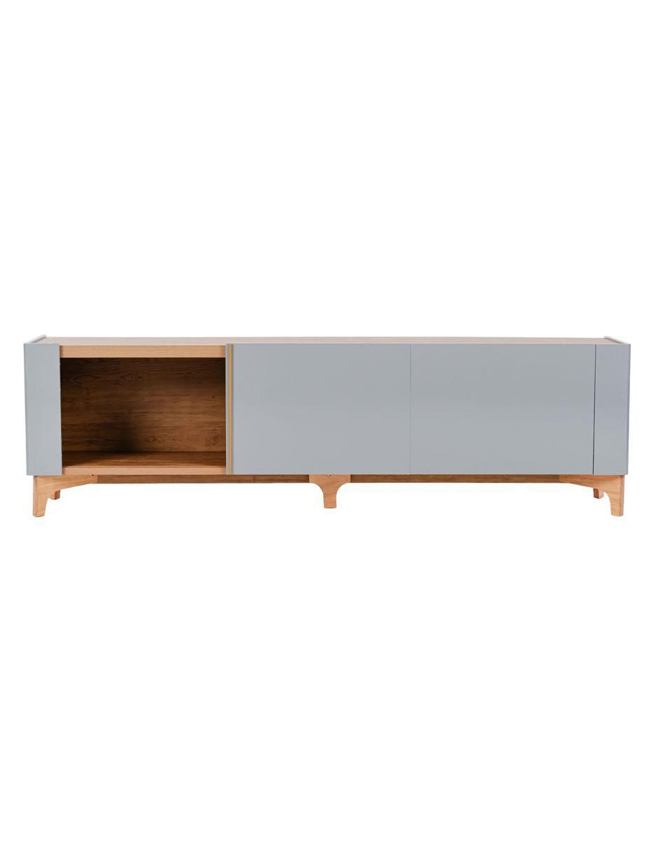 Mueble de tv armable Betim de madera 5