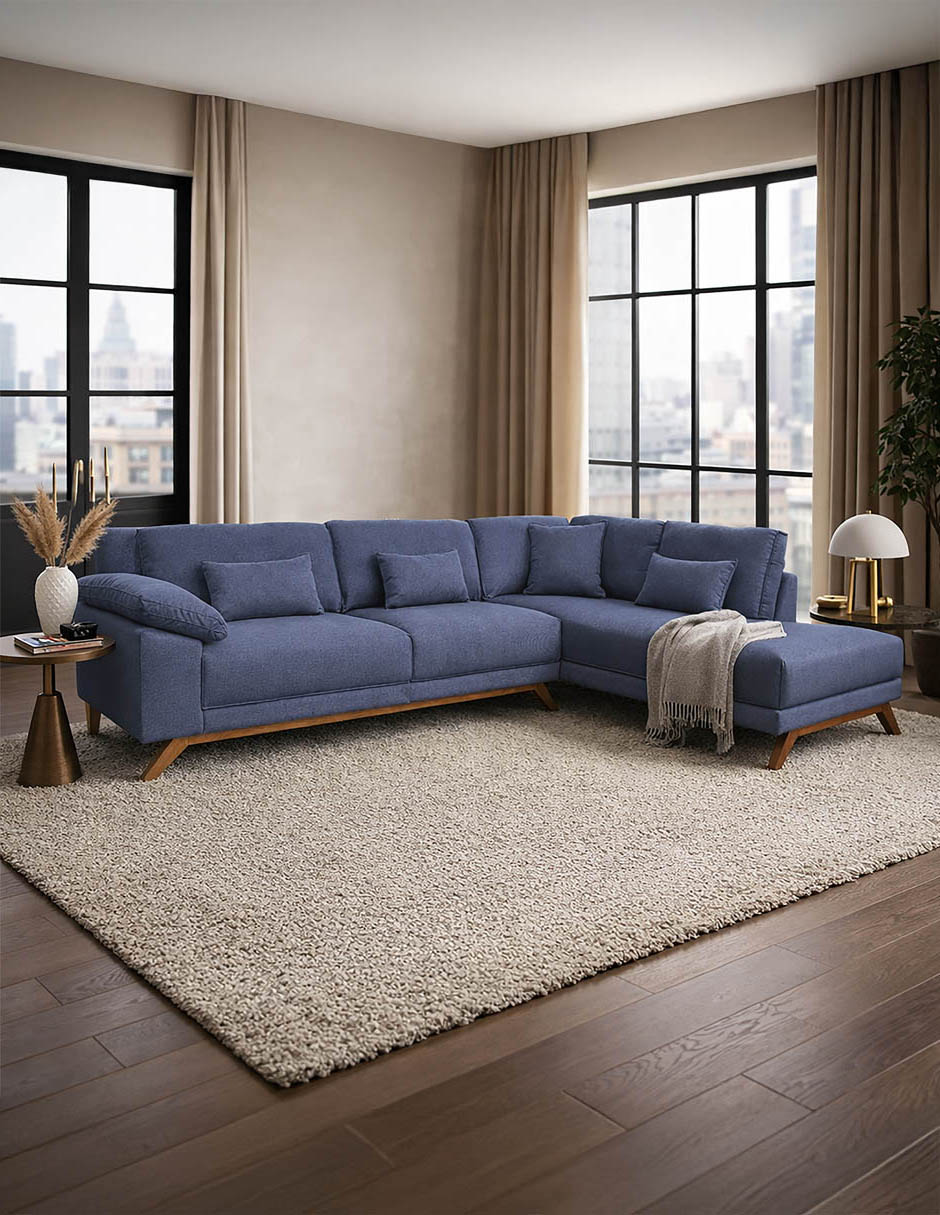 Sala modular derecha Barragan de madera pino 13