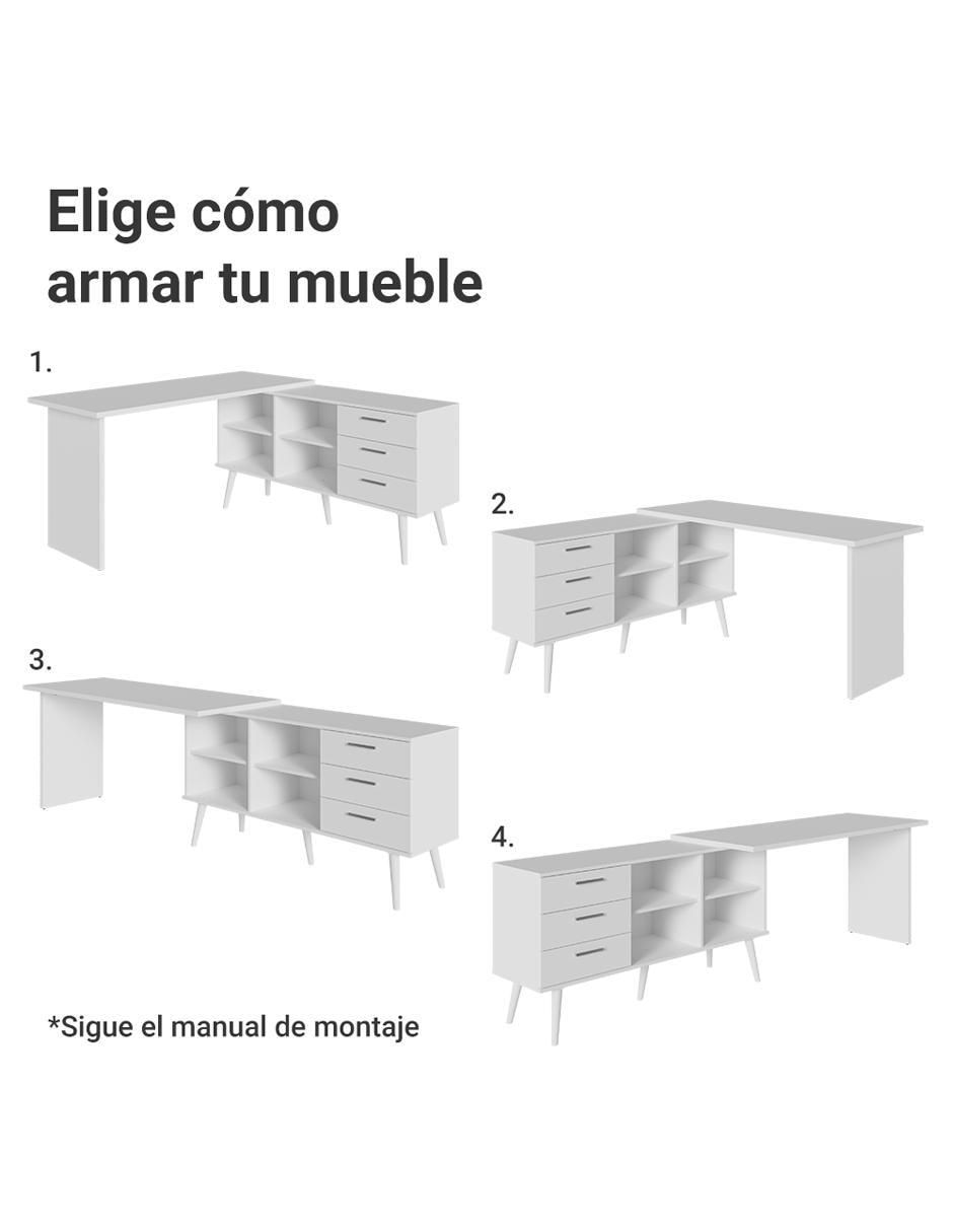 Escritorio armable Lisboa de MDP 5