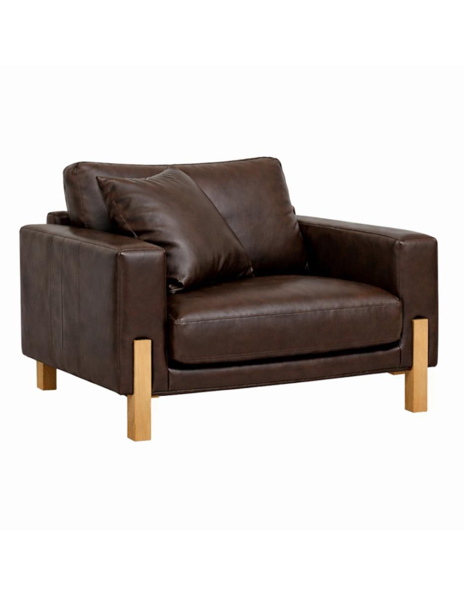 Sillón Estocolmo de piel y vinil 2