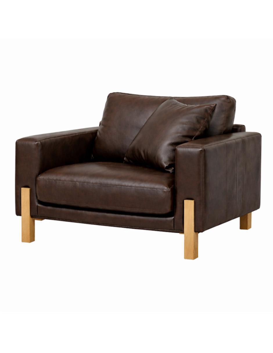 Sillón Estocolmo de piel y vinil 3