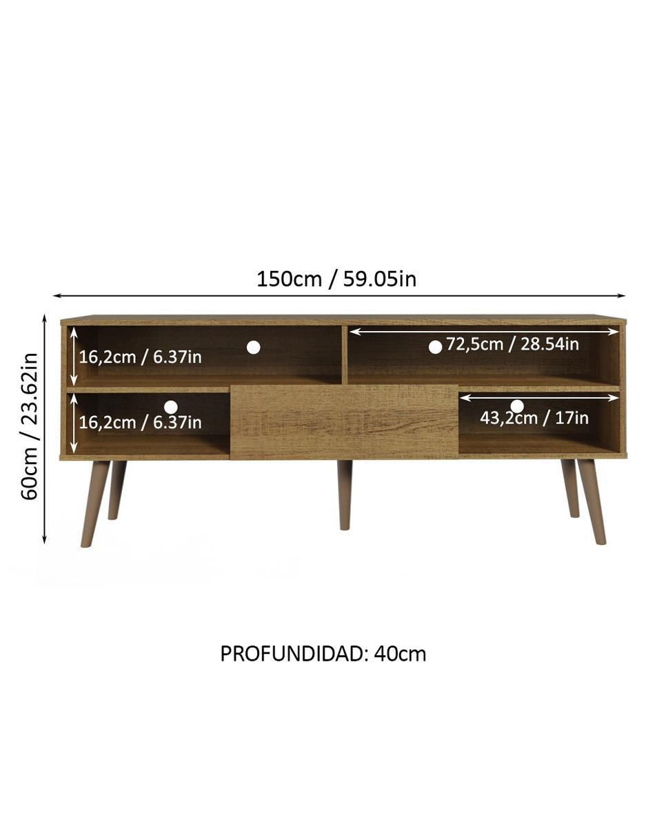 Mueble de tv armable de MDP 10