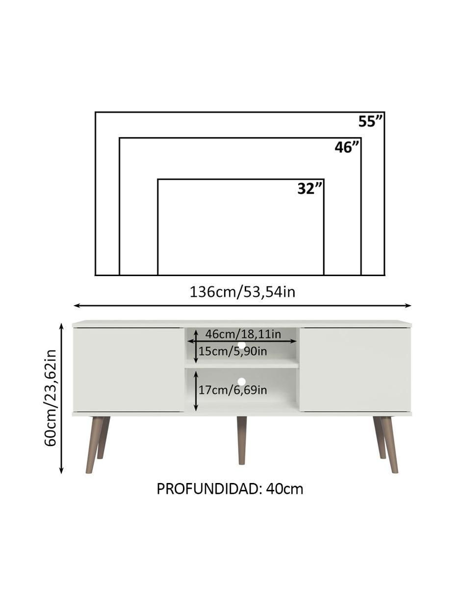 Mueble de tv armable de MDP 11