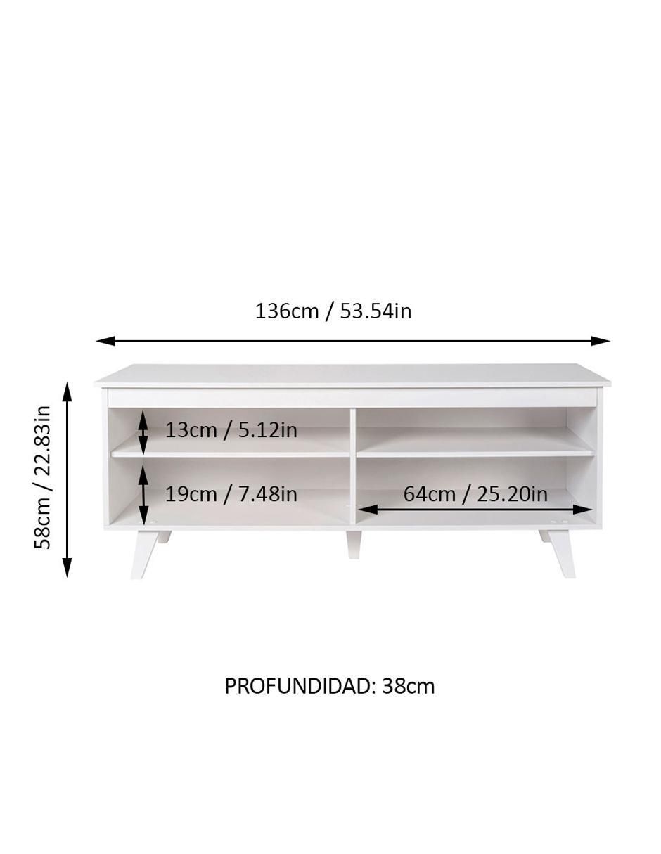 Mueble de tv armable de MDP 9
