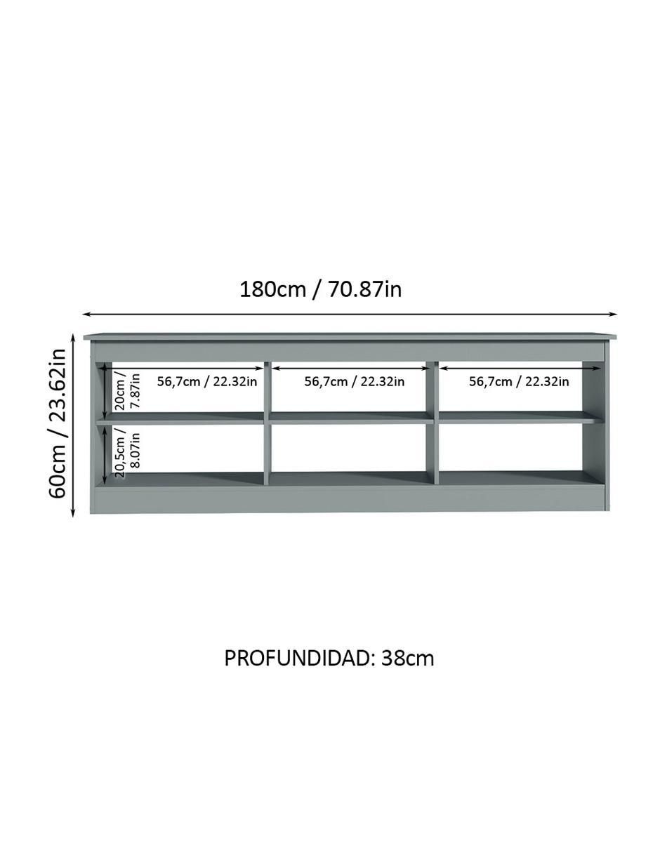 Mueble de tv armable de MDP 10