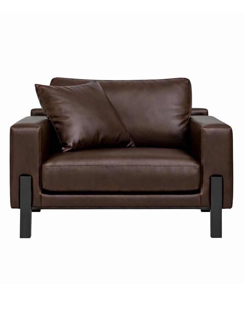Sillón Estocolmo de piel y vinil