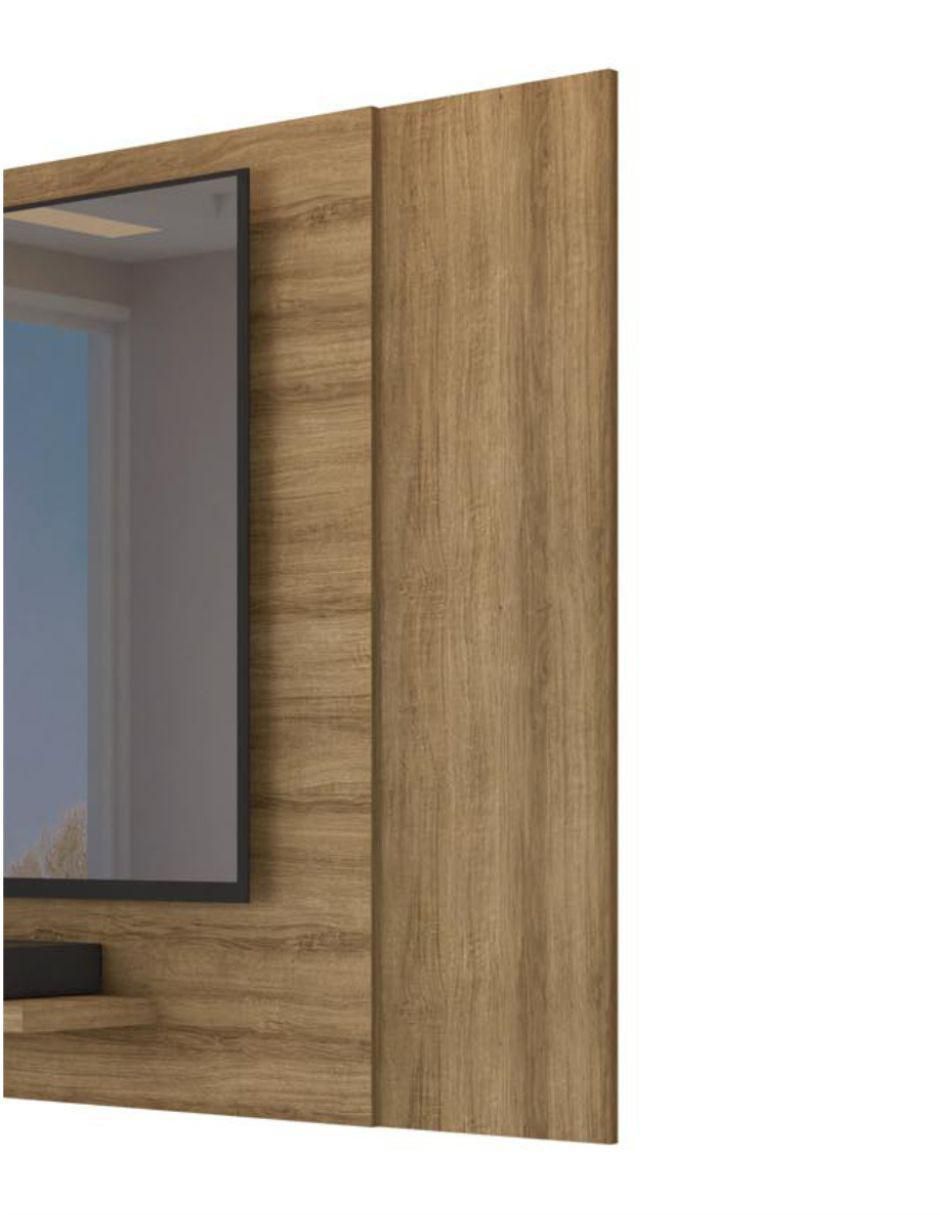 Mueble flotante para TV armable Capim de MDF 2