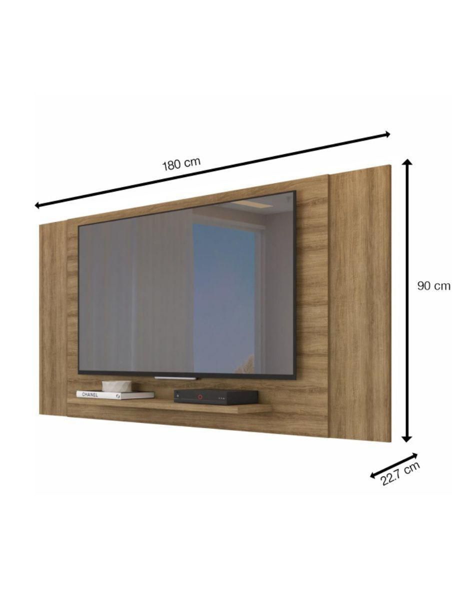 Mueble flotante para TV armable Capim de MDF 4