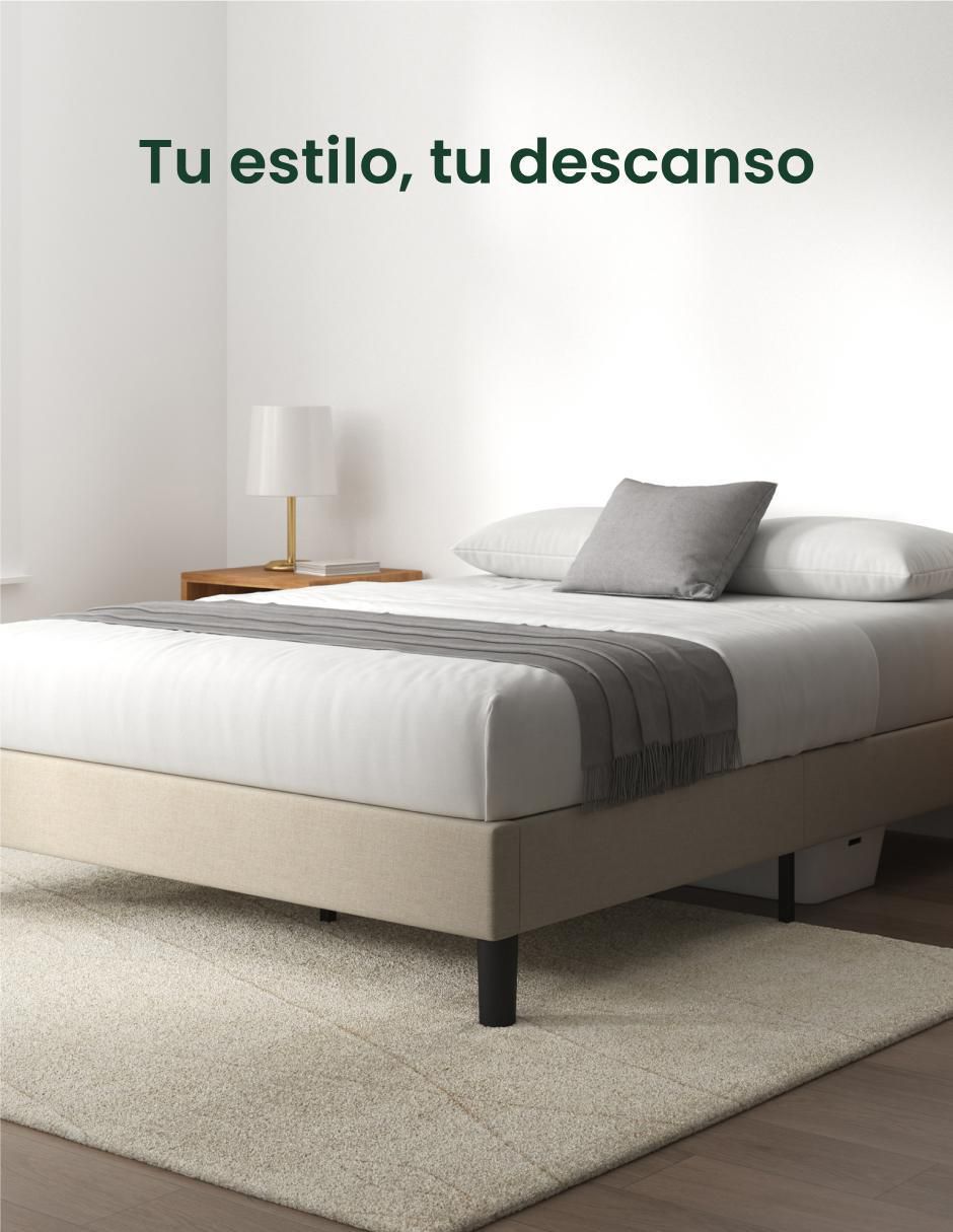 Base para cama armable Curtis de aglomerado 4