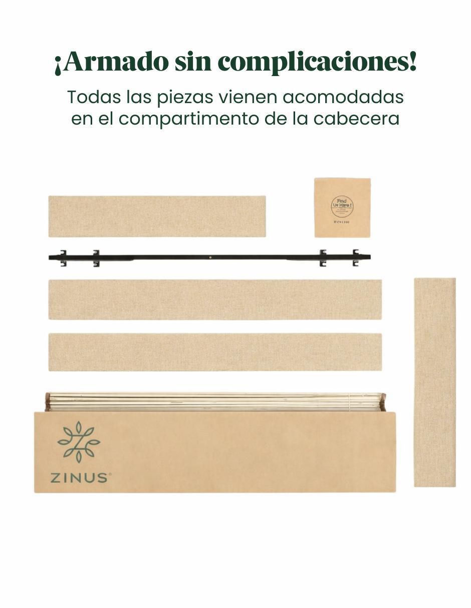 Base para cama armable Curtis de aglomerado 5