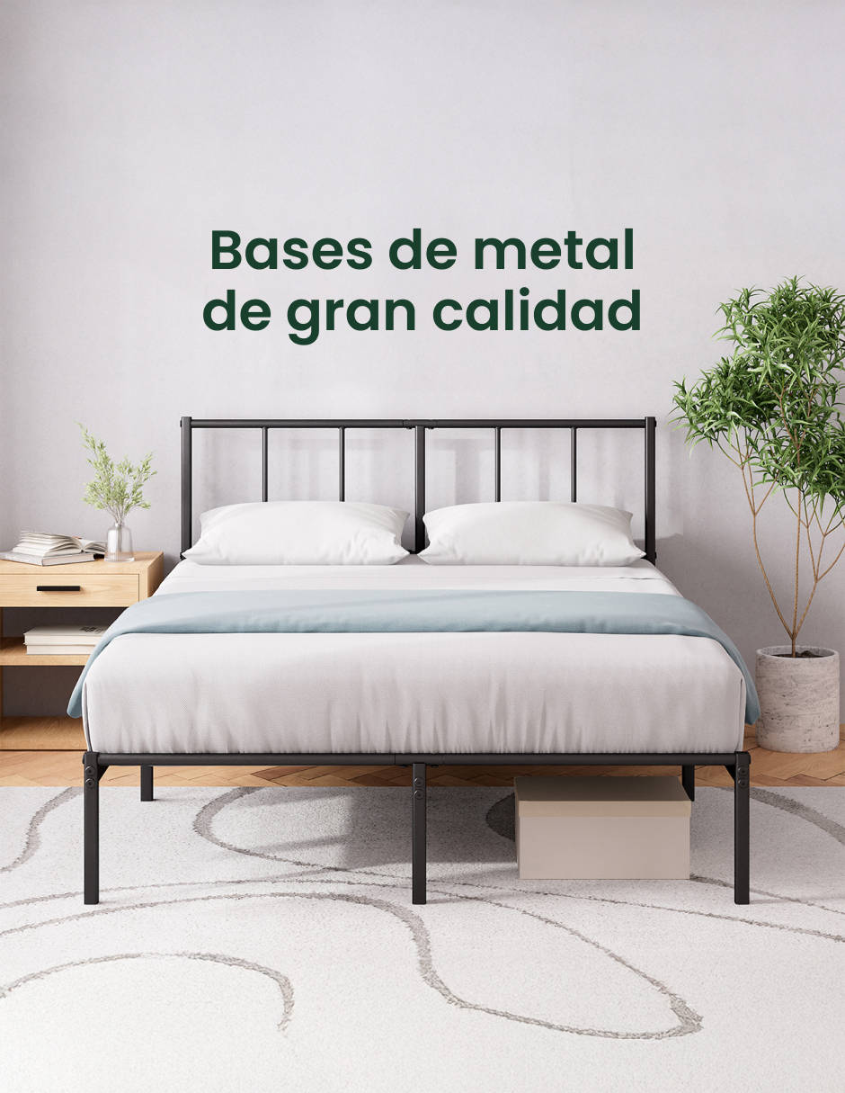 Base para cama armable Florence de acero inoxidable 7