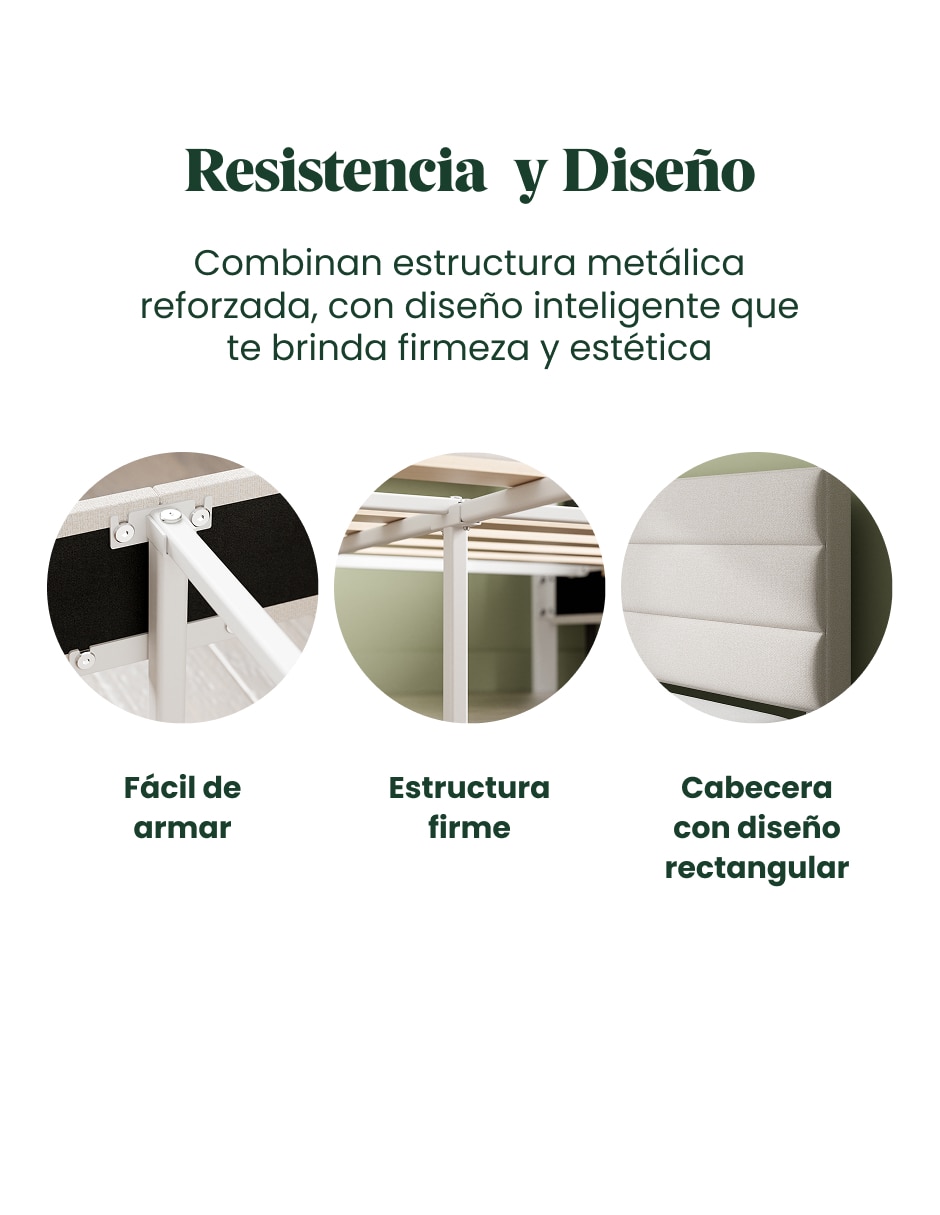 Base para cama armable Piper 3