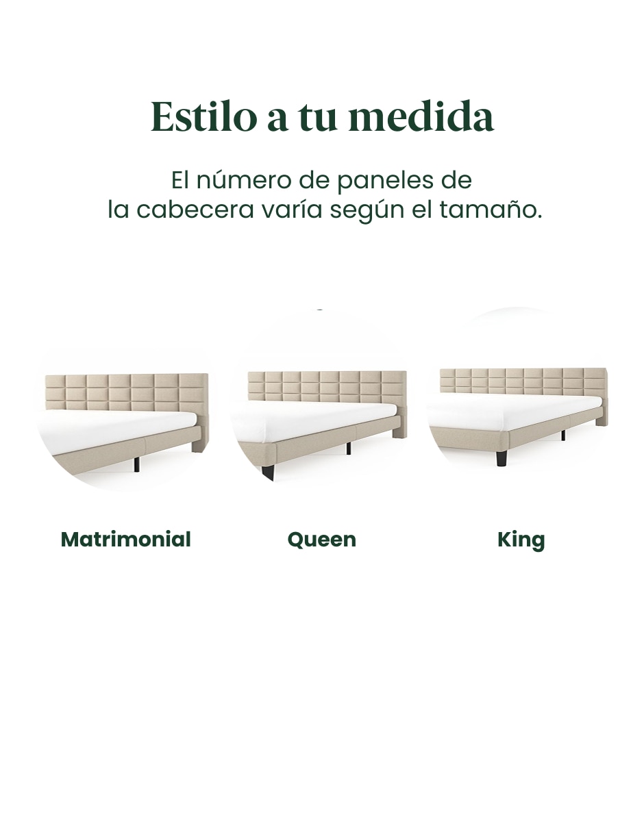Base para cama armable Leo 3