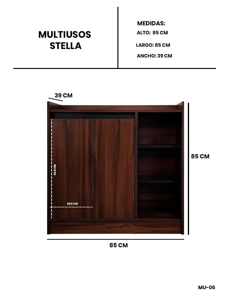 Bufetero armable Stella de MDF 8