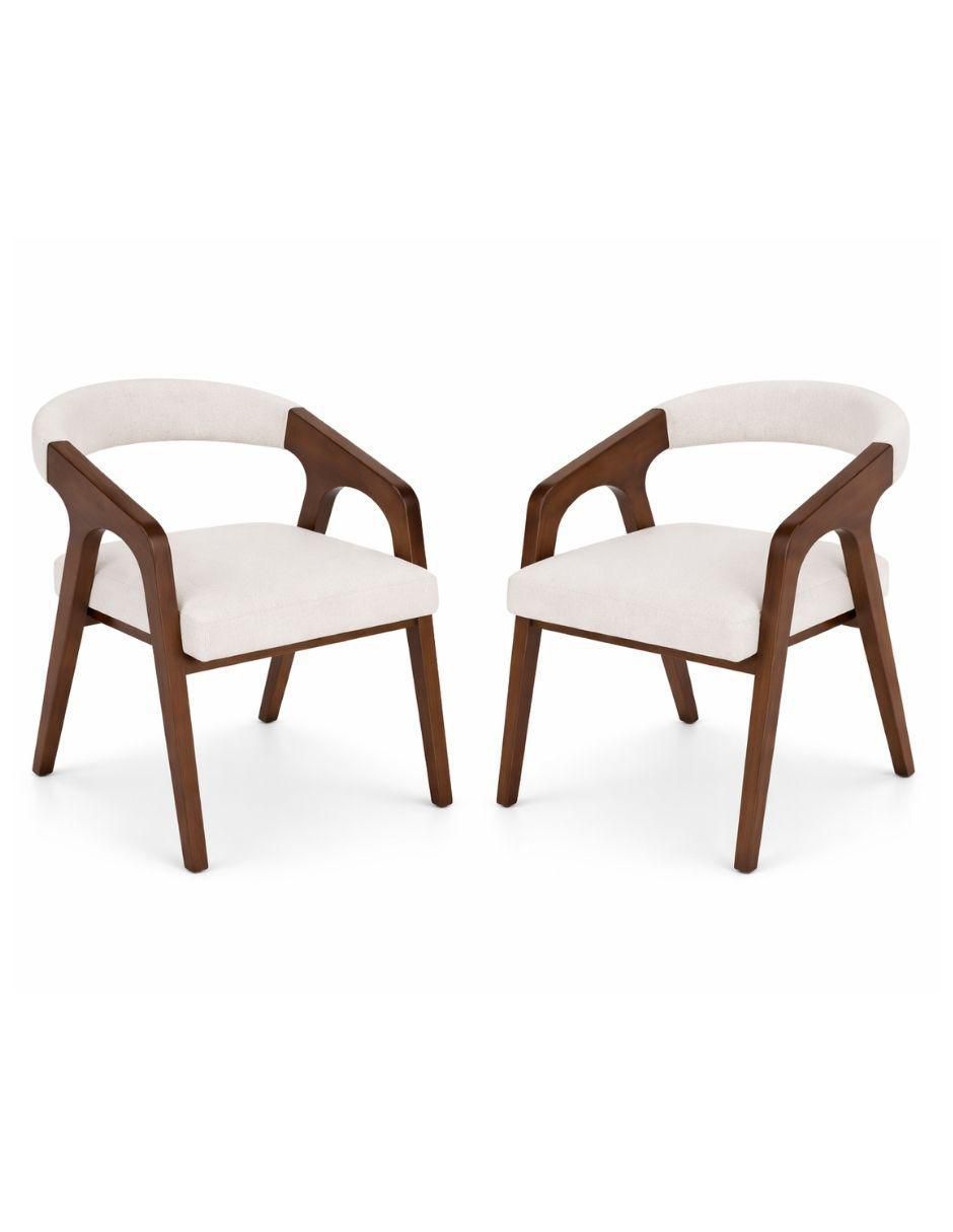 Set de sillas 2 piezas de madera pino