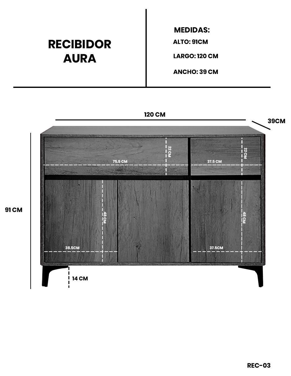 Credenza armable Aura de MDF 7