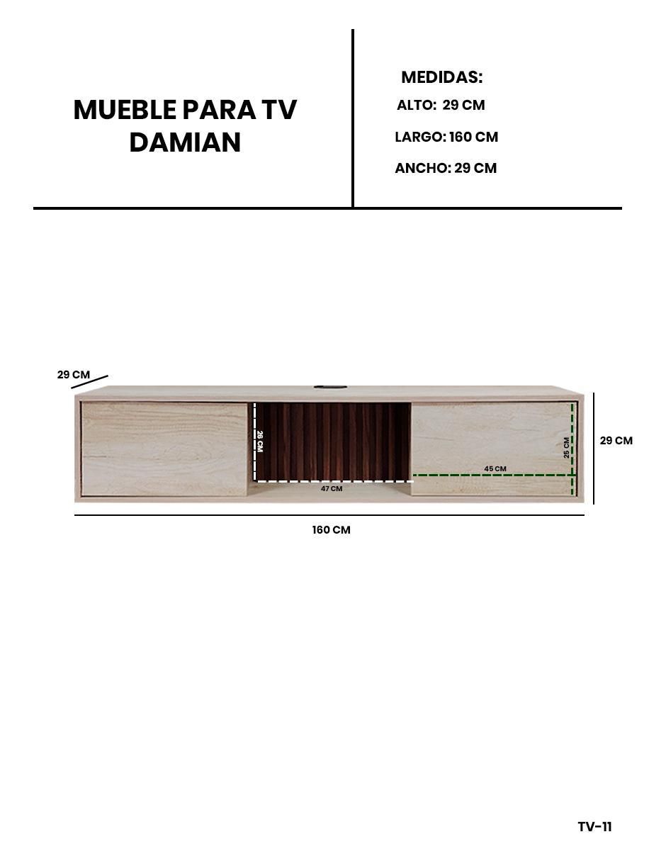 Repisa sí decomobil damian "de" mdf