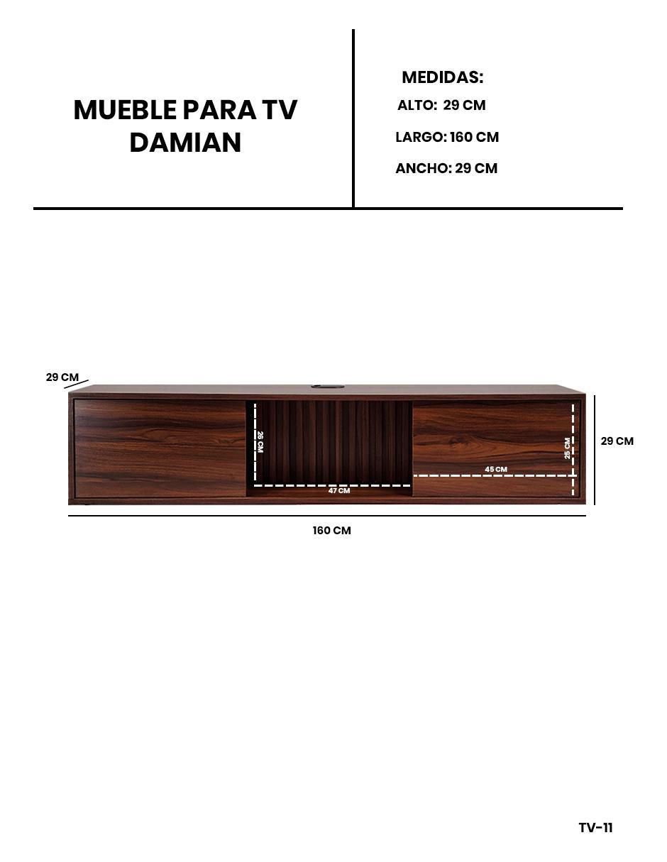 Repisa armable Damian de MDF 6