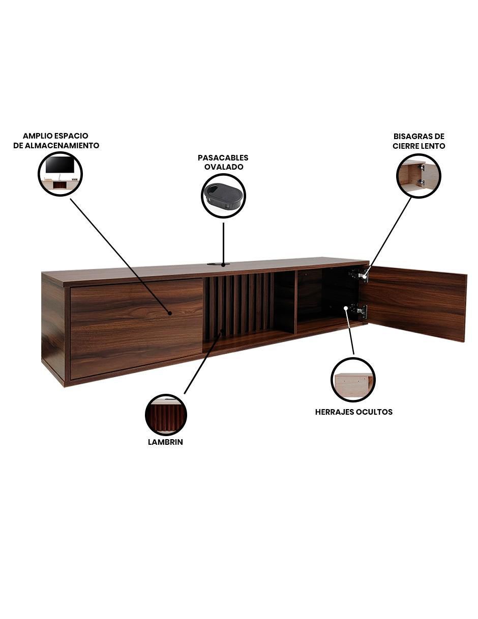 Repisa armable Damian de MDF 5