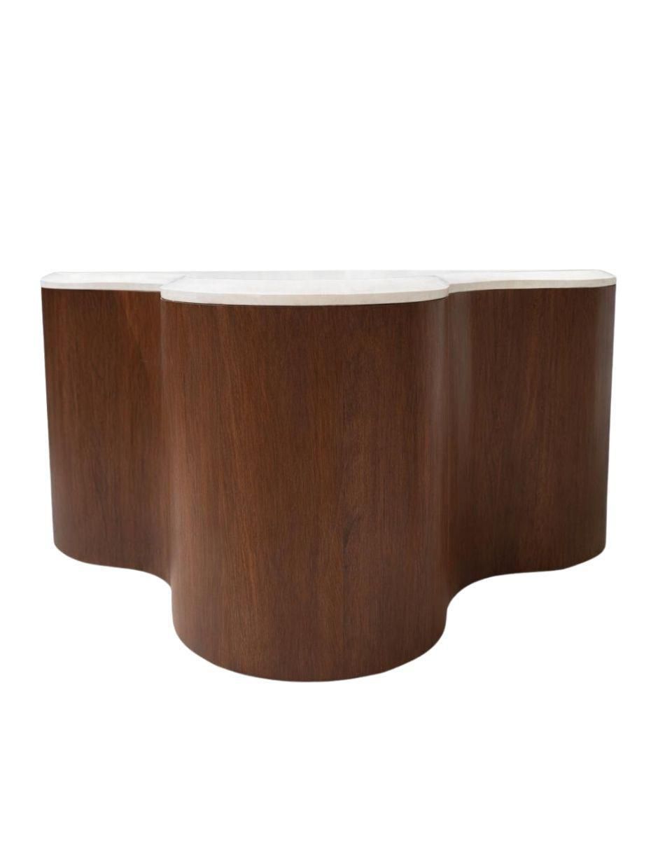Mesa de centro Tonda de madera parota 2