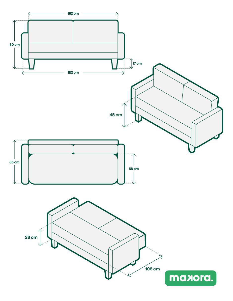 Sofá cama armable Milo de Memory foam 10
