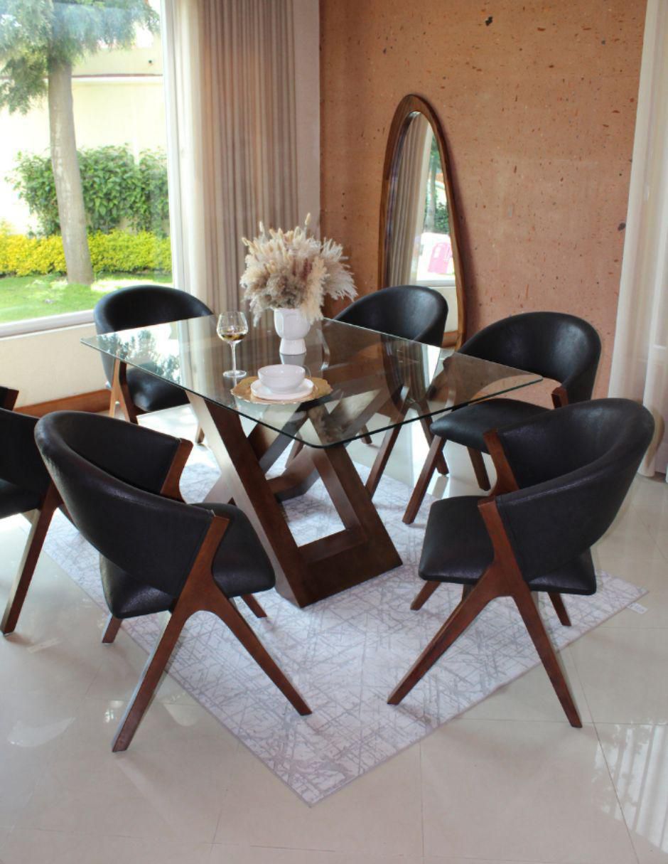 Comedor Brisa para 6 personas de cristal templado 2
