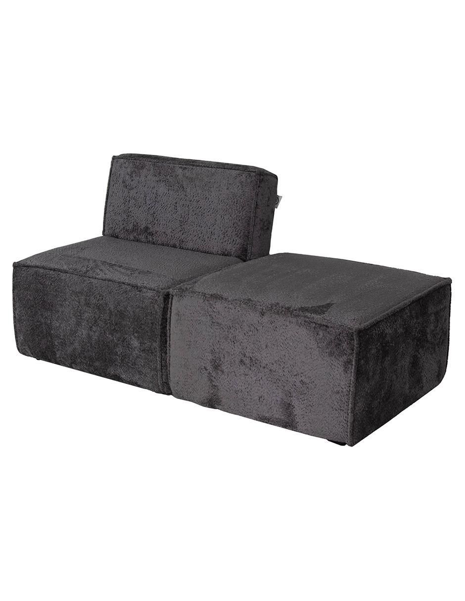 Sofá cama Fernanda con taburete de tela 3