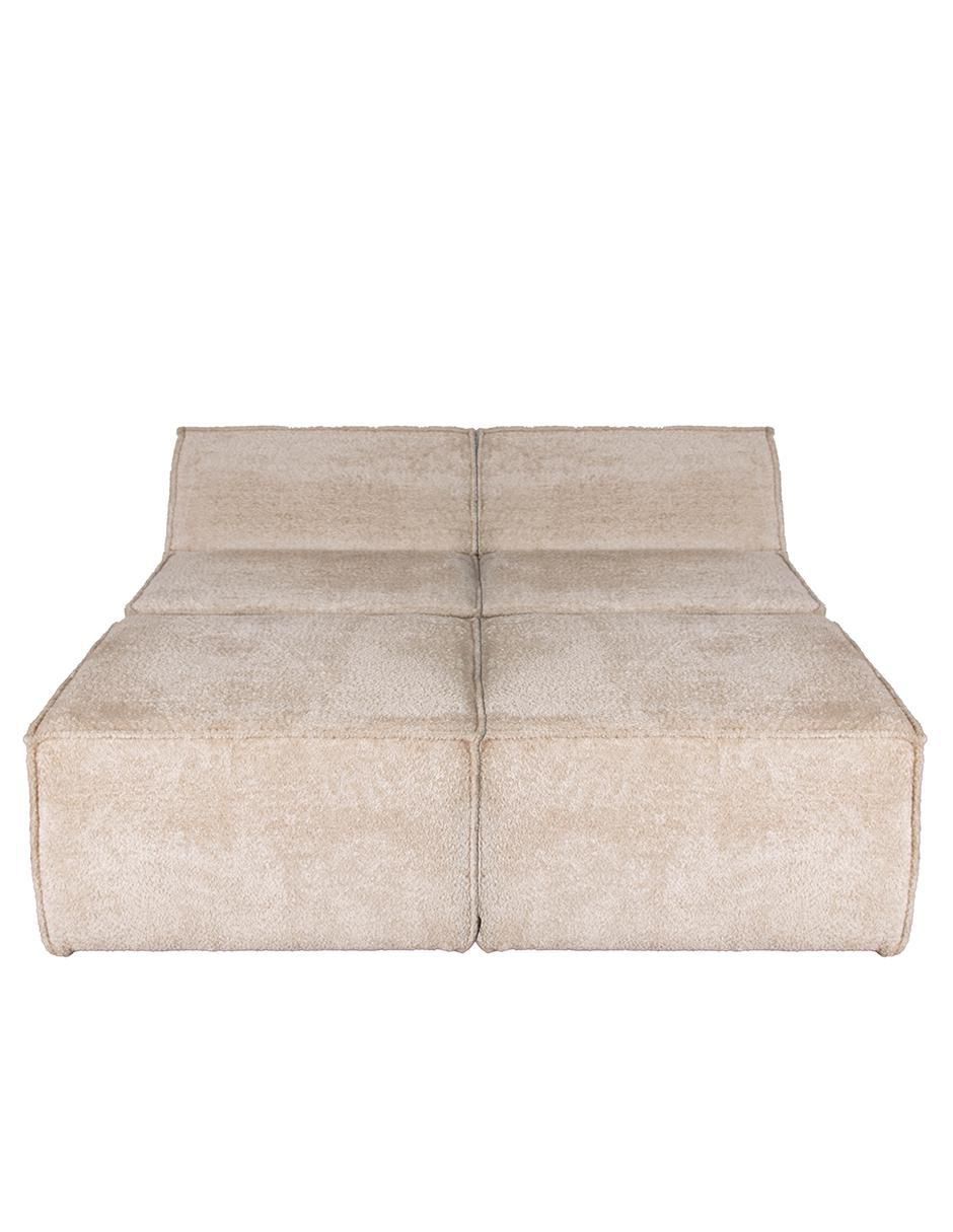 "futón/sofá cama" no fernanda individual con taburete. m & e muebles "de" tela