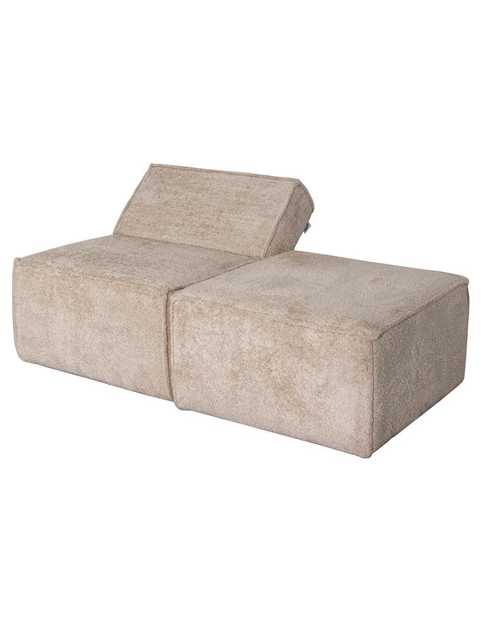 "futón/sofá cama" no fernanda individual con taburete. m & e muebles "de" tela