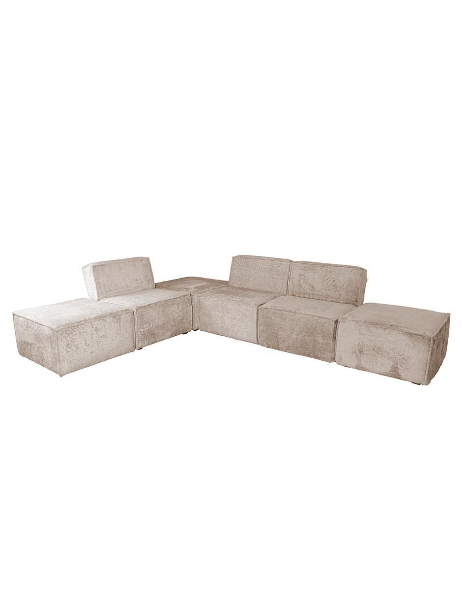 "futón/sofá cama" no fernanda individual con taburete. m & e muebles "de" tela