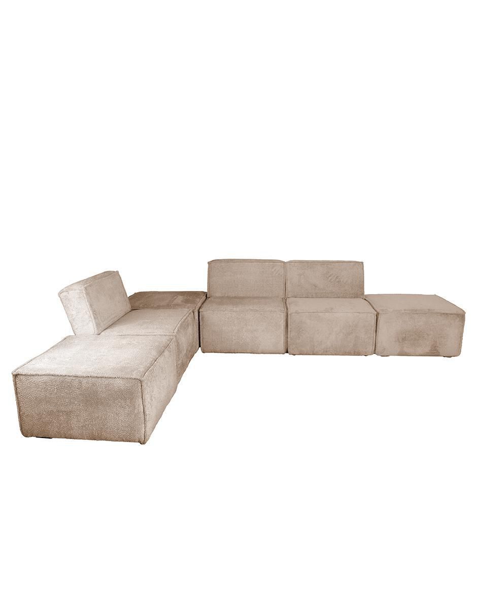 "futón/sofá cama" no fernanda individual con taburete. m & e muebles "de" tela