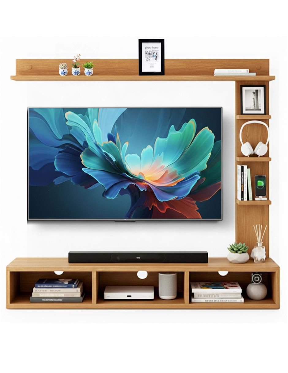 Mueble flotante para TV armable Muebles de melamina 5