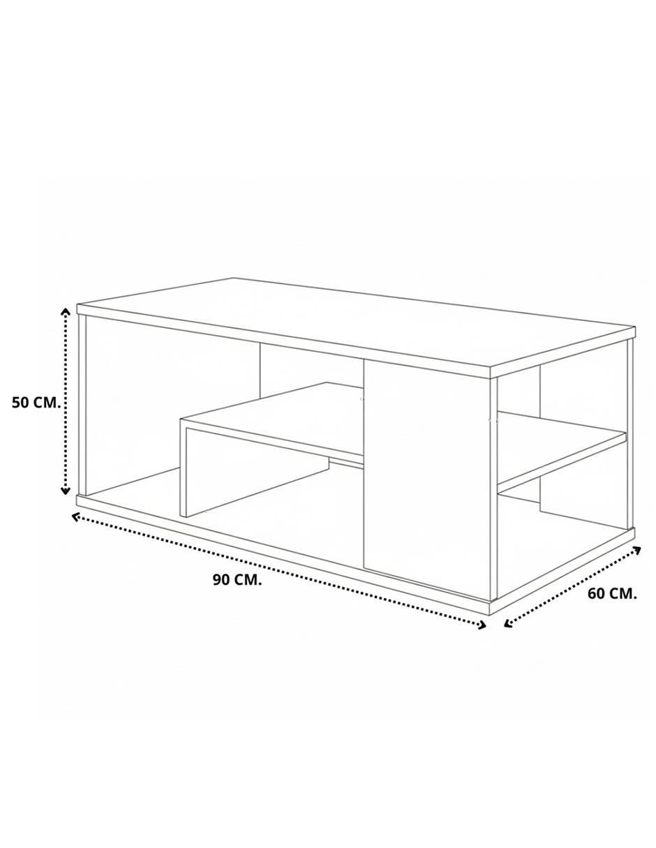 Mesa de centro armable Muebles de melamina 6