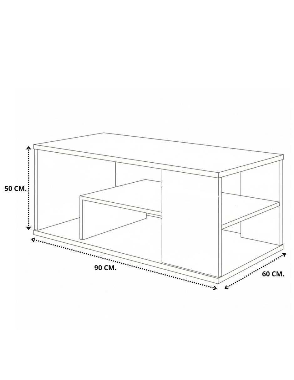 Mesa de centro armable Muebles de melamina 6
