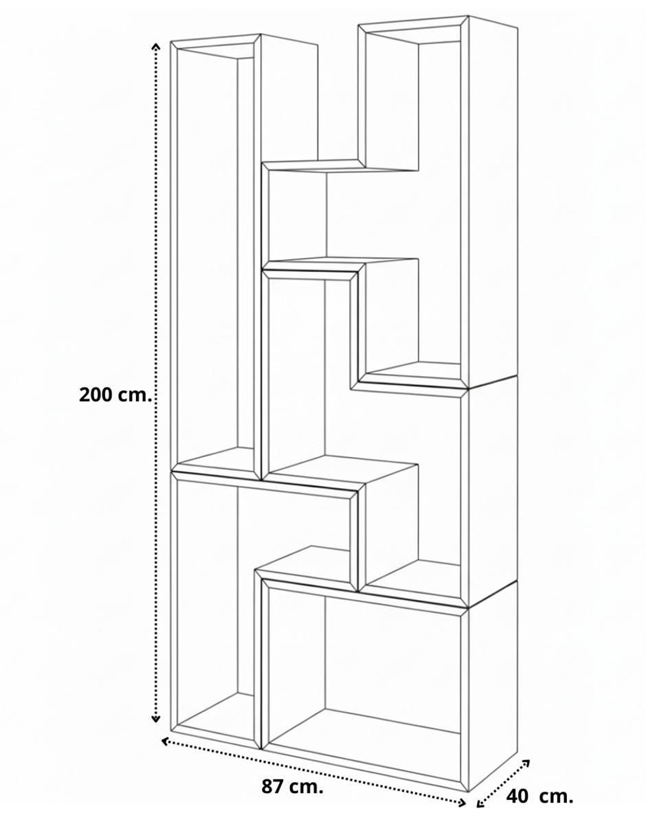 Librero armable Muebles de melamina 6