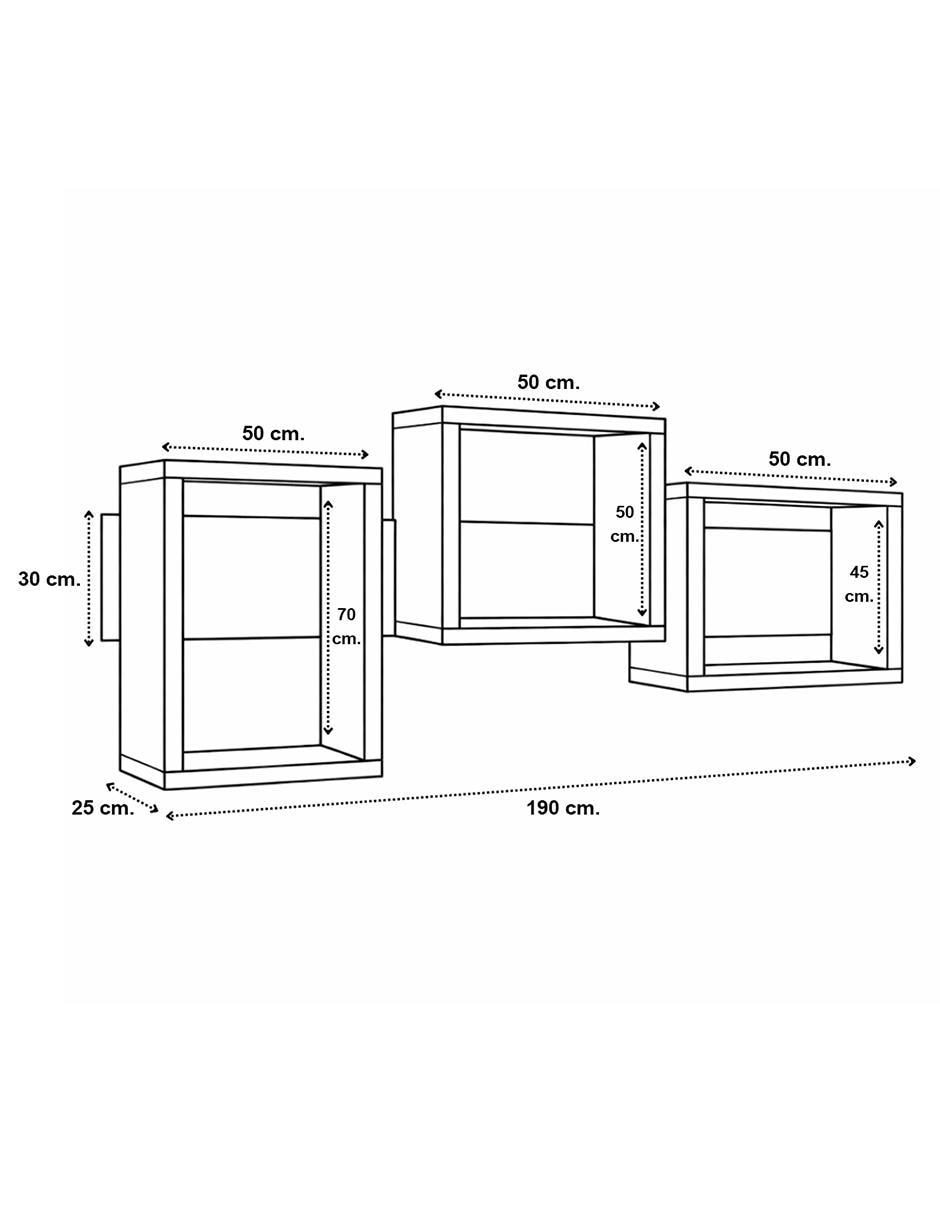 Repisa armable Muebles de melamina 6