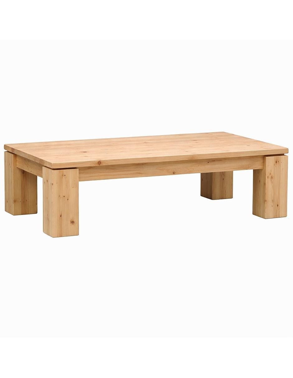 Mesa de centro armable Muebles de madera pino 3