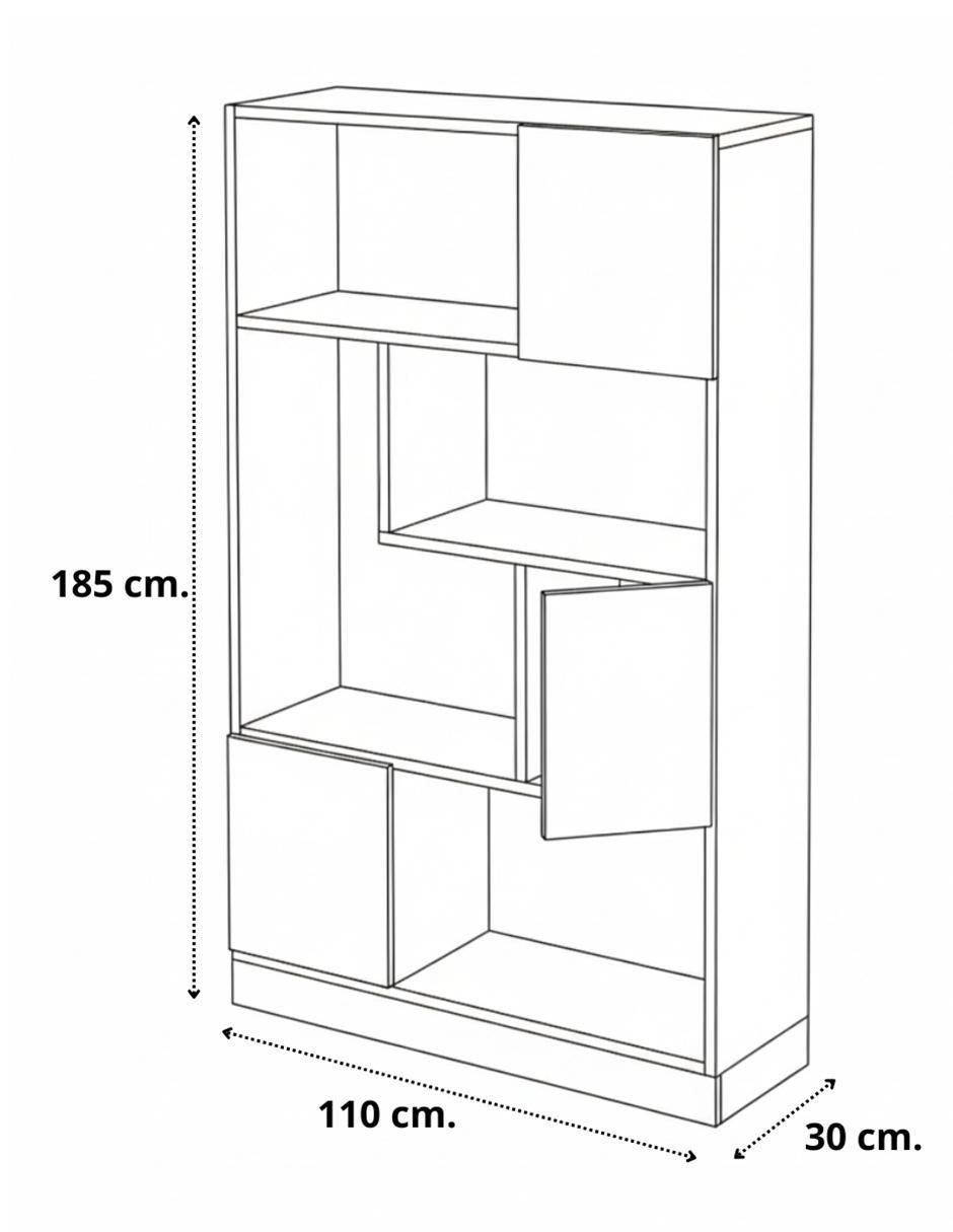 Librero armable Muebles de melamina 6