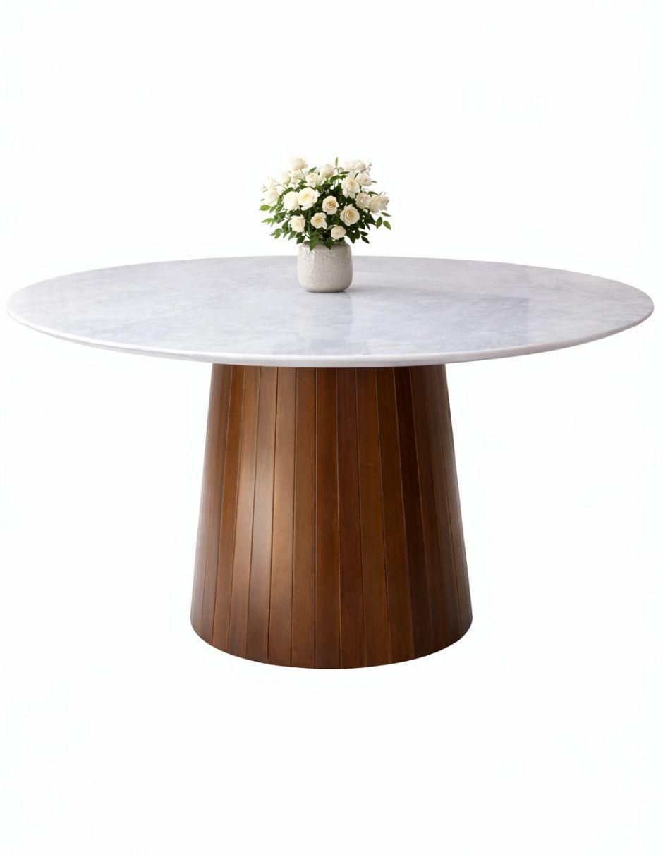 Mesa de comedor Trisha de mármol
