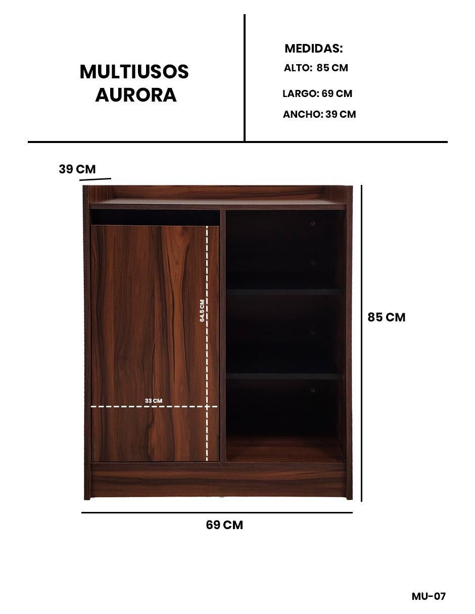 Bufetero armable Aurora de MDF 9