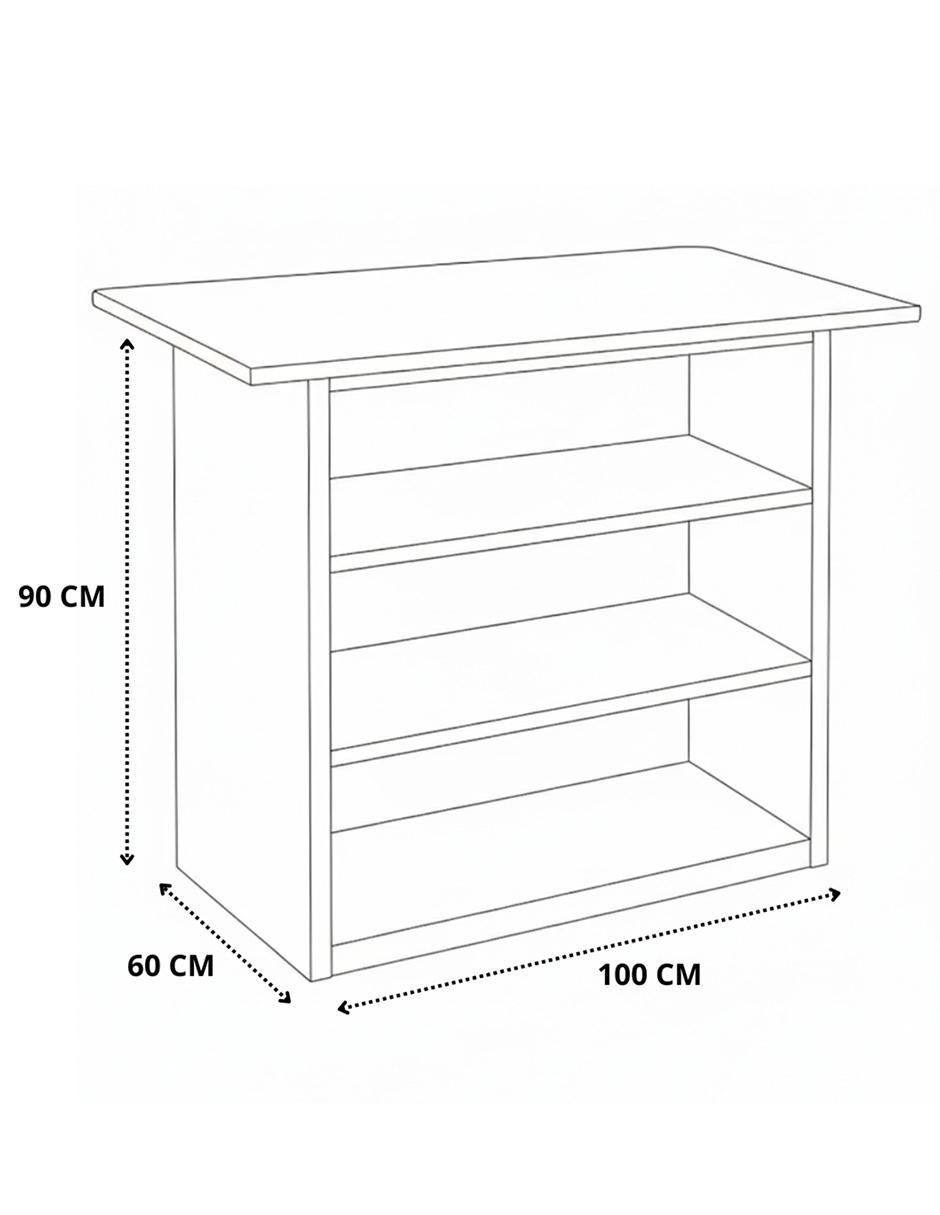 Mesa de cocina armable 6