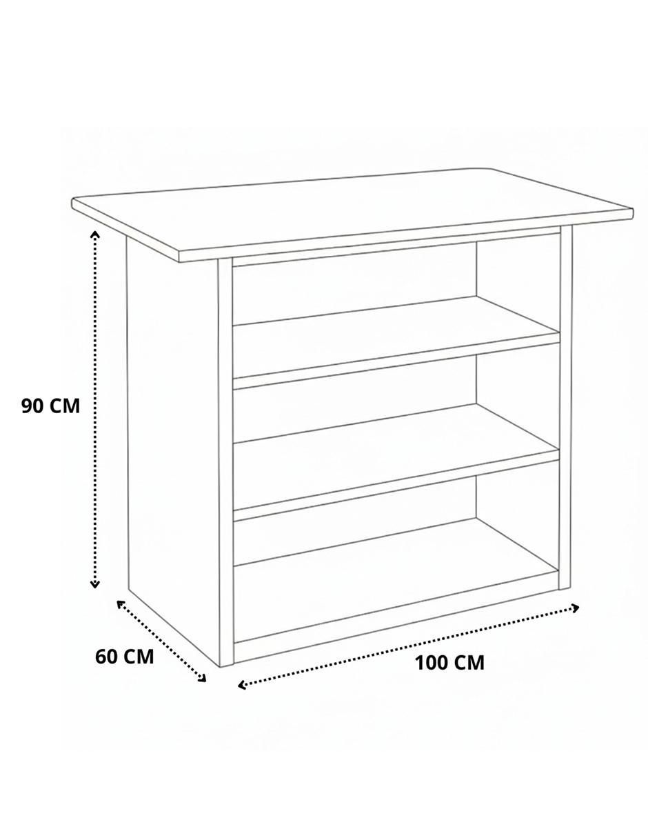 Mesa de cocina armable 6