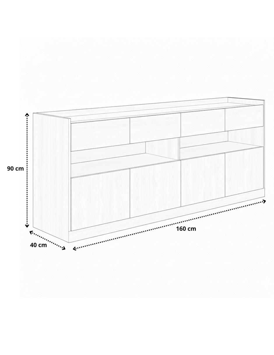 Credenza armable de melamina 7