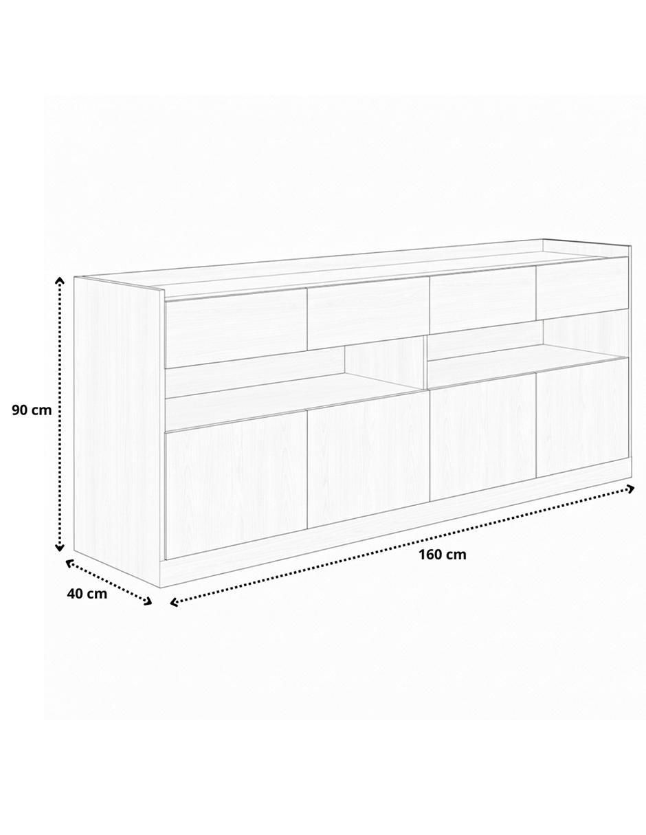 Credenza armable de melamina 7