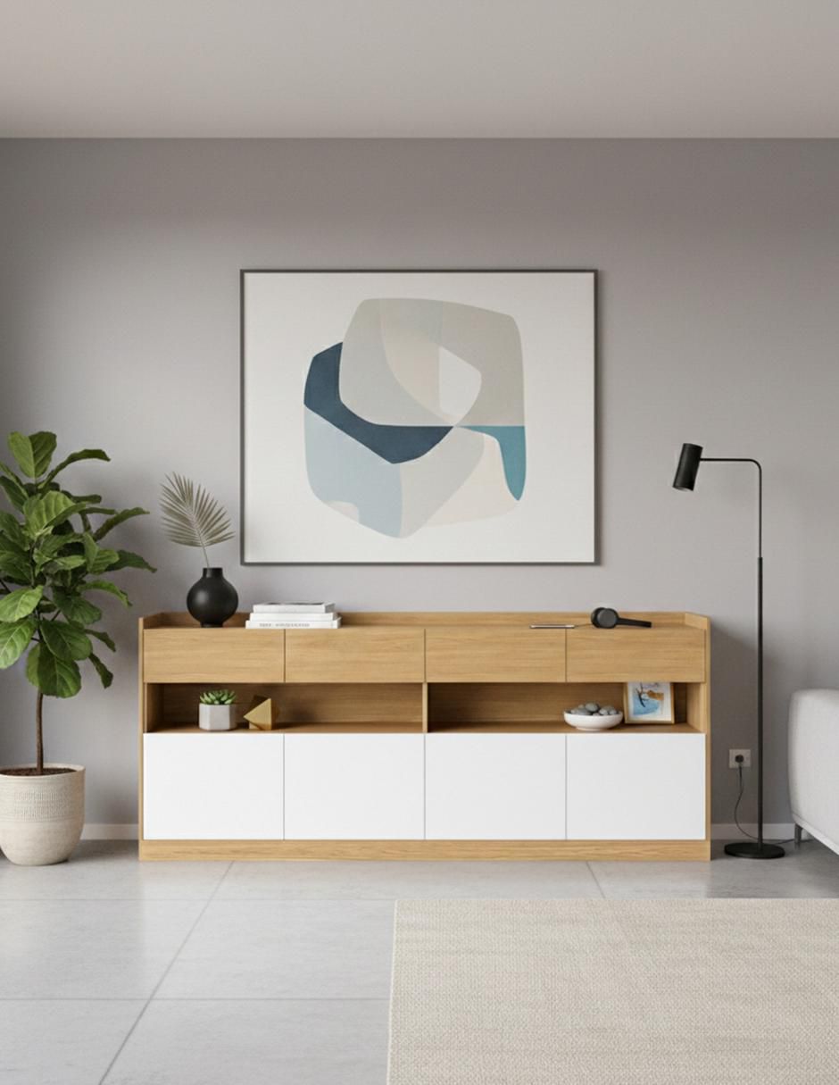 Credenza armable de melamina 4