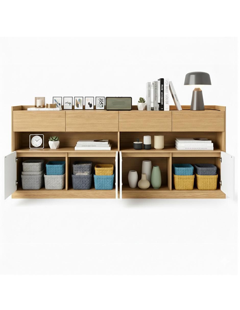 Credenza armable de melamina 6