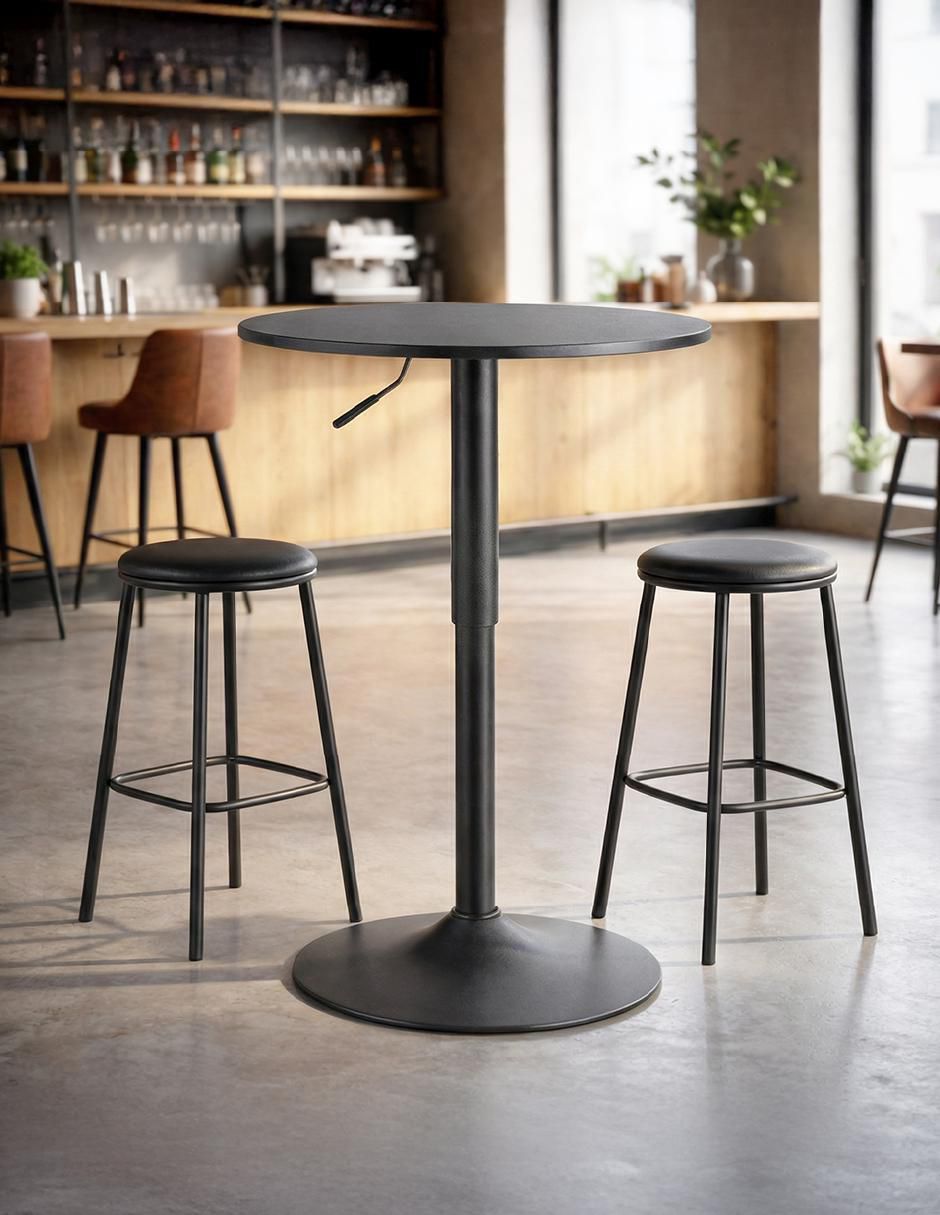 Mesa bar extensible armable de MDF 8